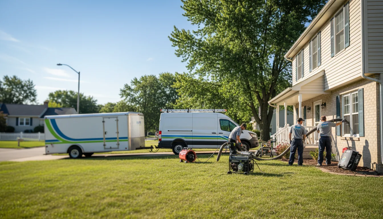 Flooded Basement Restoration And Cleanup With Repair in Waldo, WI near me
